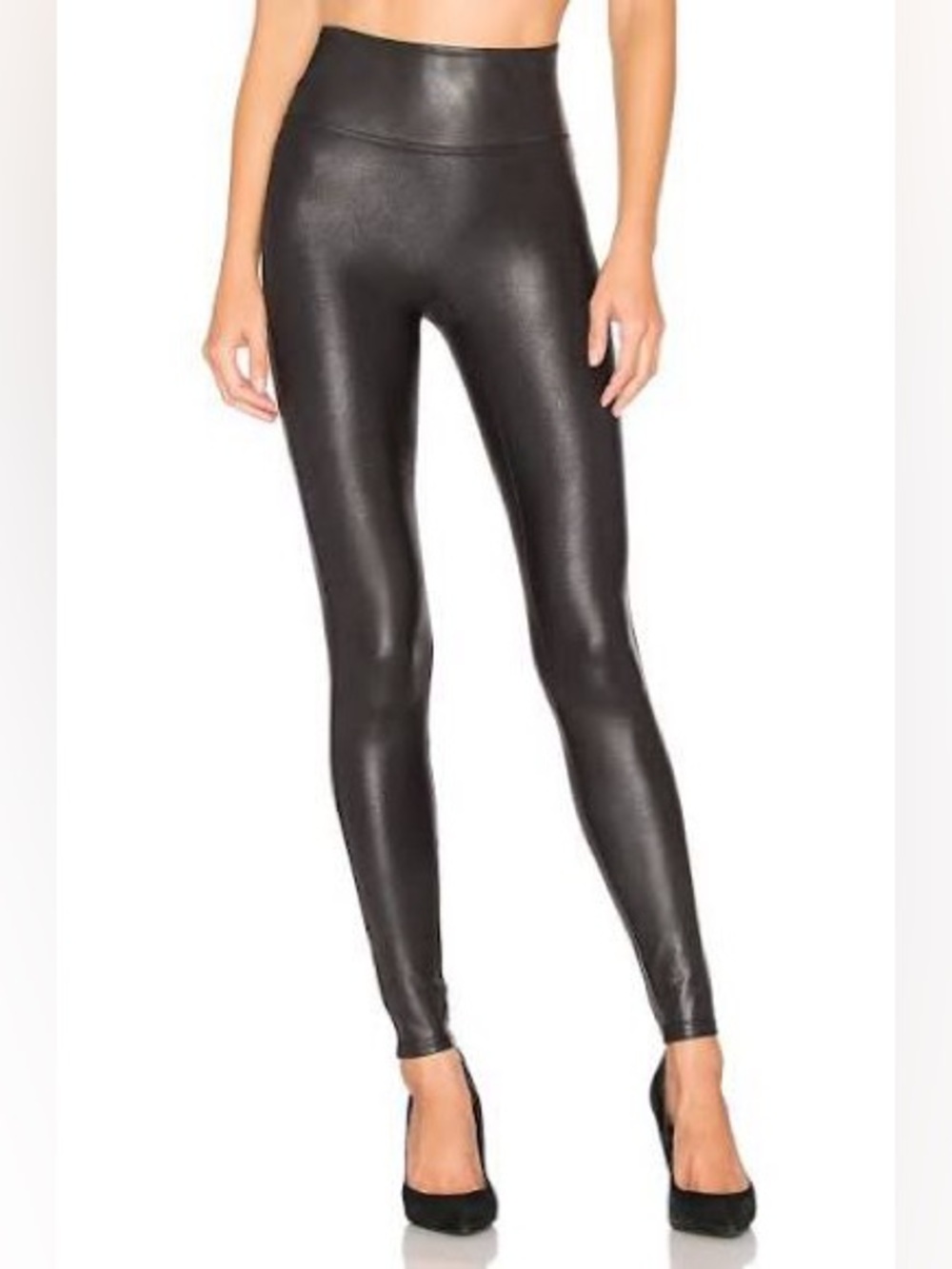 Spanx Leather Leggings Black XL